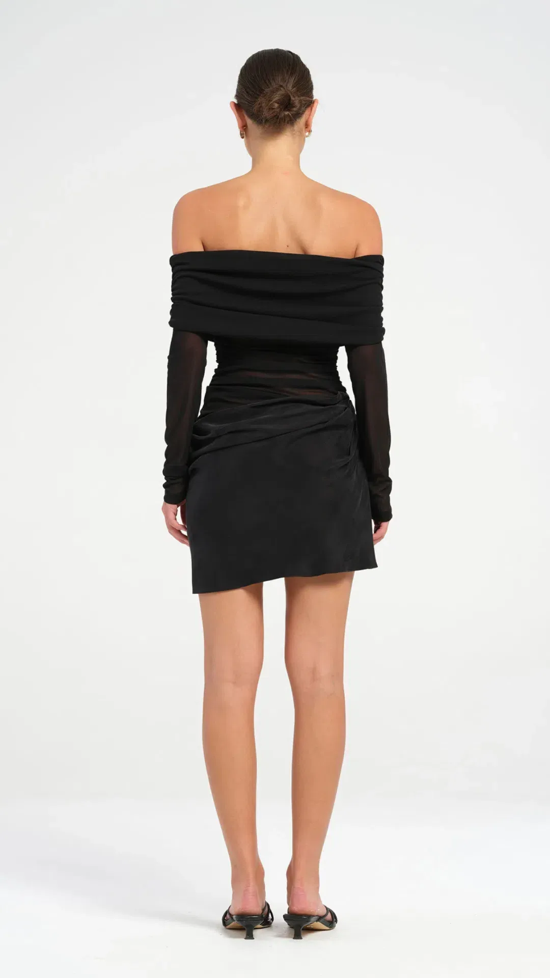 Benni Luca Mini Dress in Black Size 12  for rent on The Volte - main image