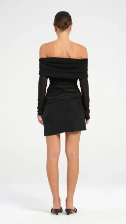Benni Luca Mini Dress in Black Size 12  for rent on The Volte - image 2