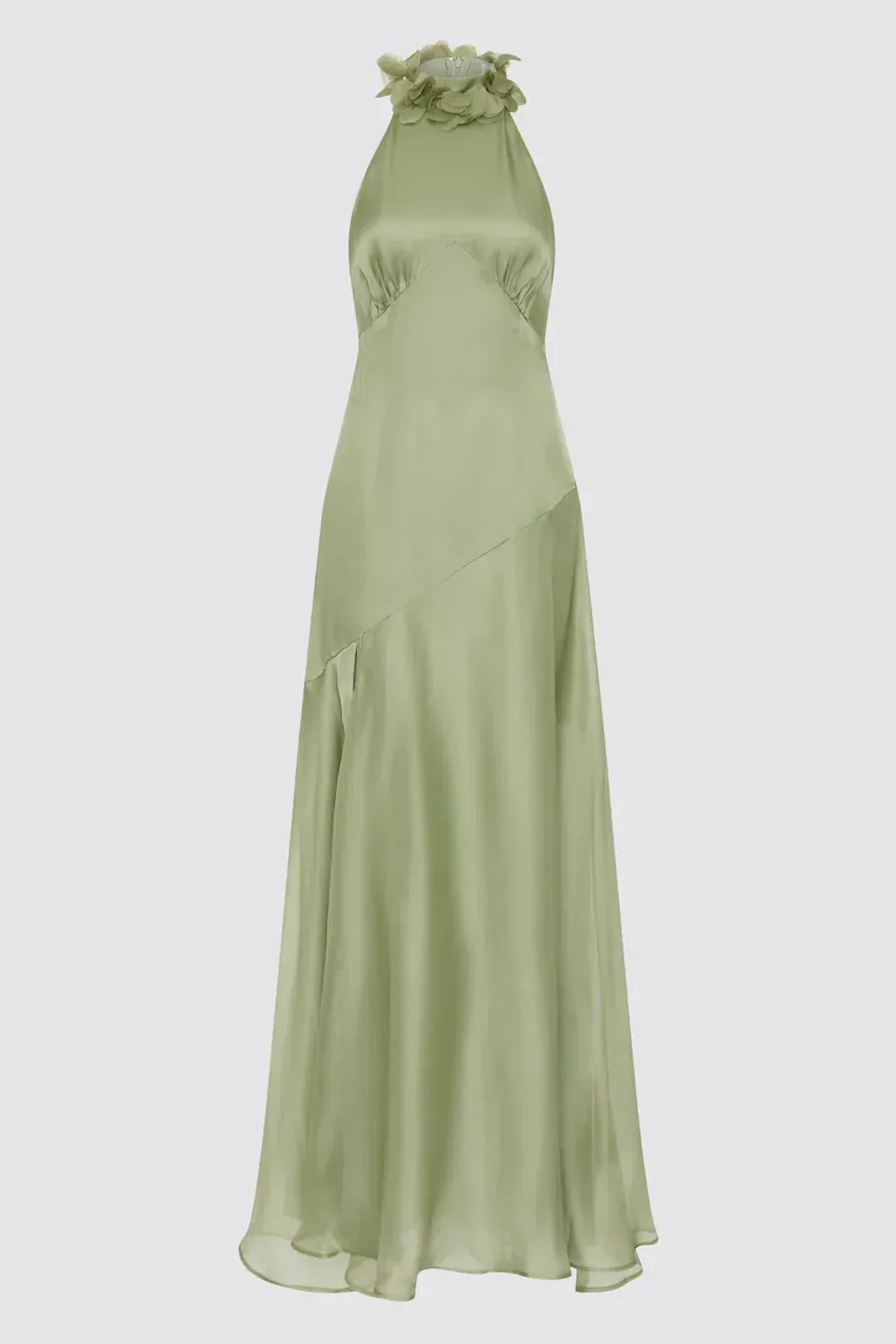 Sonya Moda Noelle Dress Maxi Green Moss Size AU 16 for rent on The Volte - main image