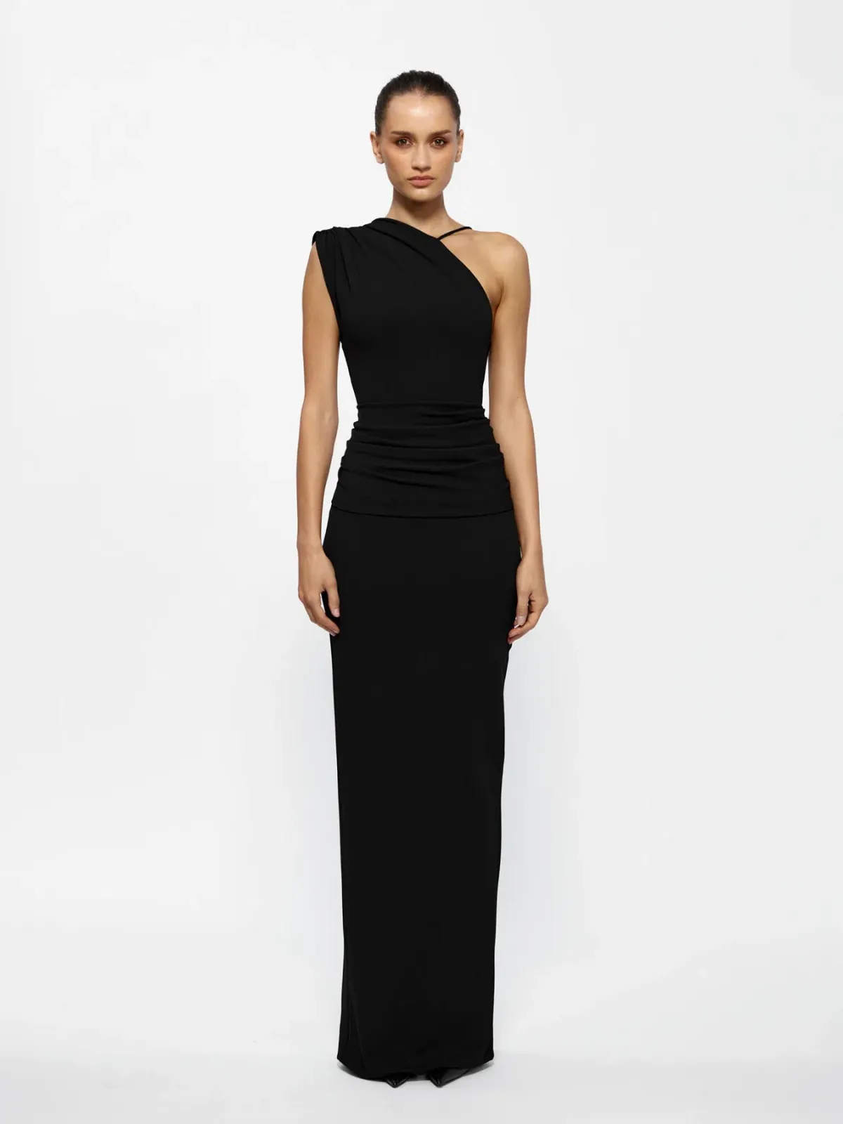 Effie Kats Greer Gown Black Size 10 for rent on The Volte - main image