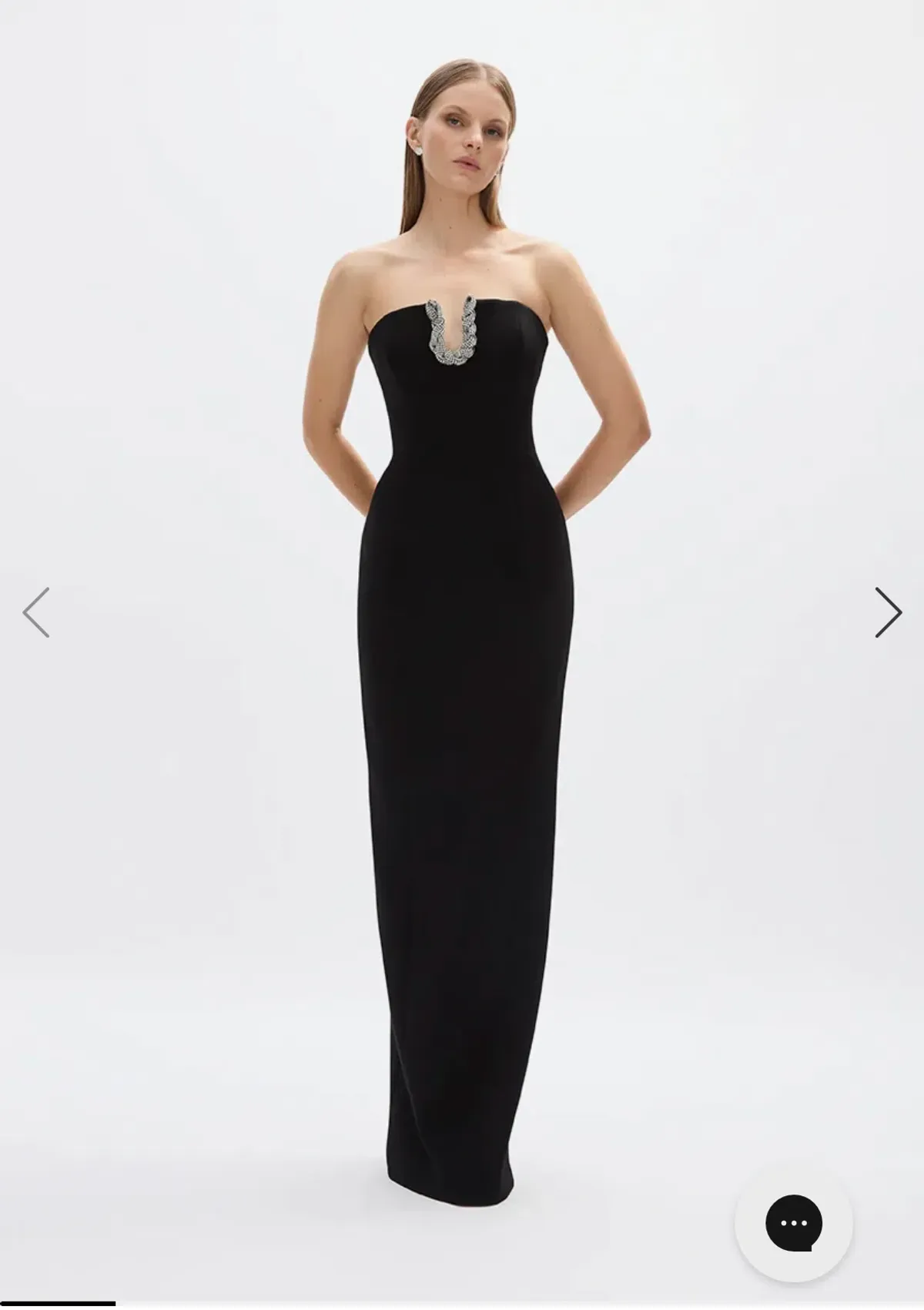Rachel Gilbert Atticus Gown in Black Size 8 for rent on The Volte - main image