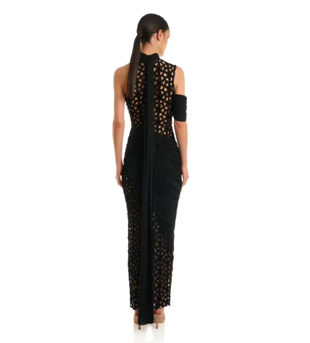 Eliya the Label Milan Maxi Dress Black Size XS/6 for rent on The Volte - main image