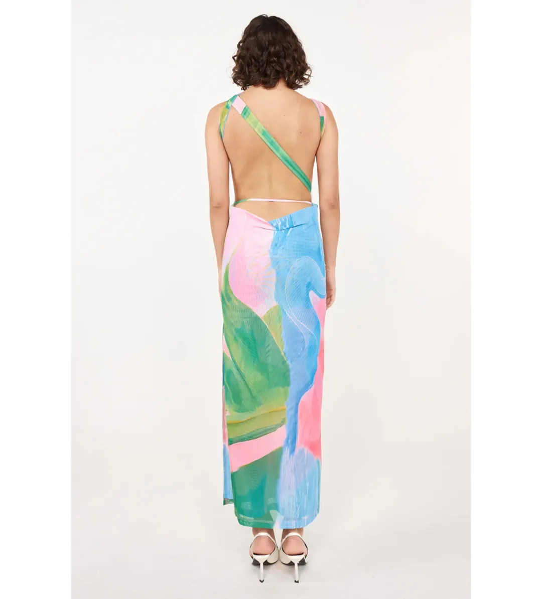She Is Olla Luella Midi Dress in Gaia Size M / AU 10  for rent on The Volte - main image