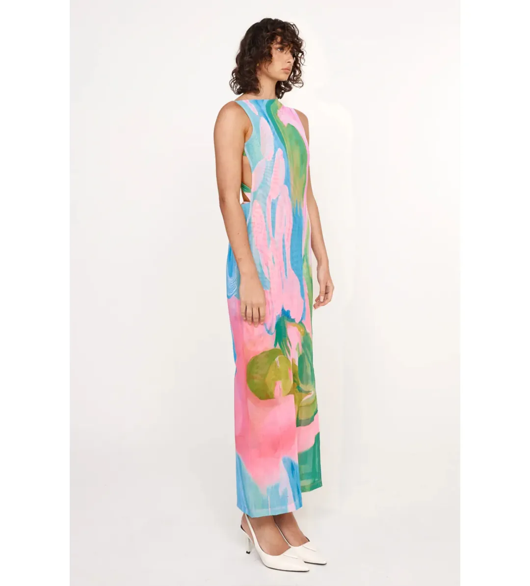 She Is Olla Luella Midi Dress in Gaia Size M / AU 10  for rent on The Volte - main image