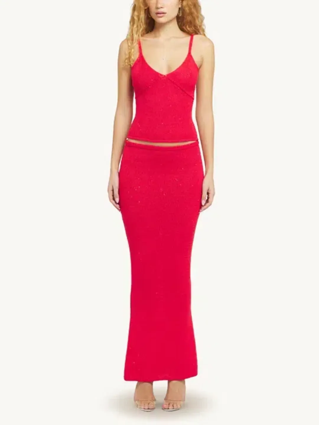 Asta Resort Carolina Set Rossa Maxi Red Size AU 10-12 for rent on The Volte - main image