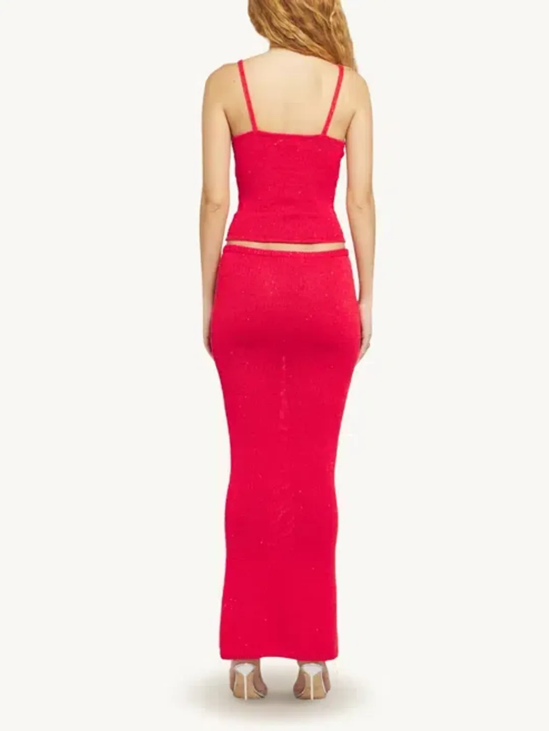 Asta Resort Carolina Set Rossa Maxi Red Size AU 10-12 for rent on The Volte - main image
