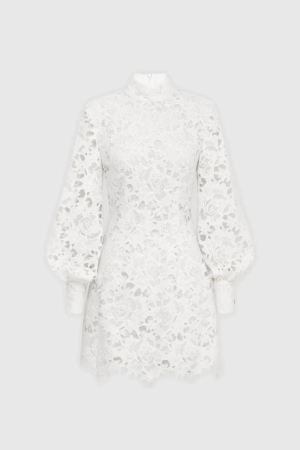 Leo Lin Isla Lace Mini Dress Snow Size 8 for rent on The Volte - main image