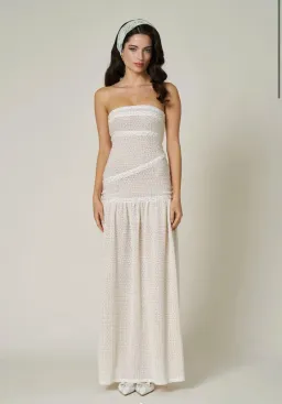 Fait Par Foutch, COLETTE DRESS, IVORY, Size 8 for rent on The Volte - image 1