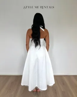 Calia Collection Audry Midi Dress White Size 6 for rent on The Volte - image 3