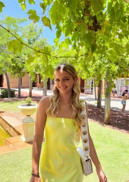 Bec and Bridge Moondance Dress Citron Size 8 for rent on The Volte - image 1