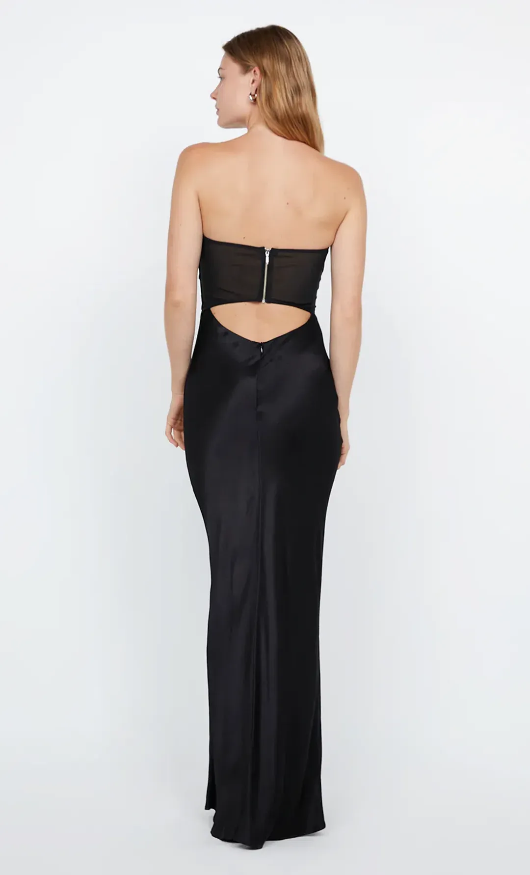 Bec and Bridge Halle Strapless Dress in Black Size 8 for rent on The Volte - main image