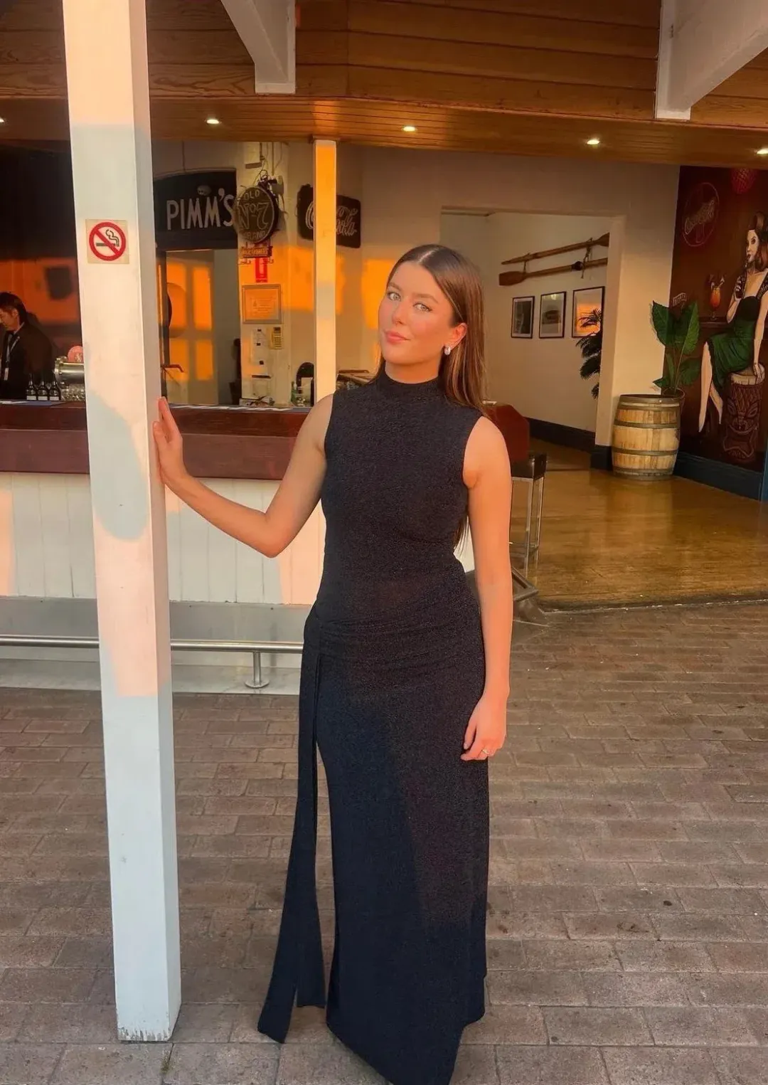 Arcina Ori Monica Dress Midnight Blue Size XS / AU 6 for rent on The Volte - main image