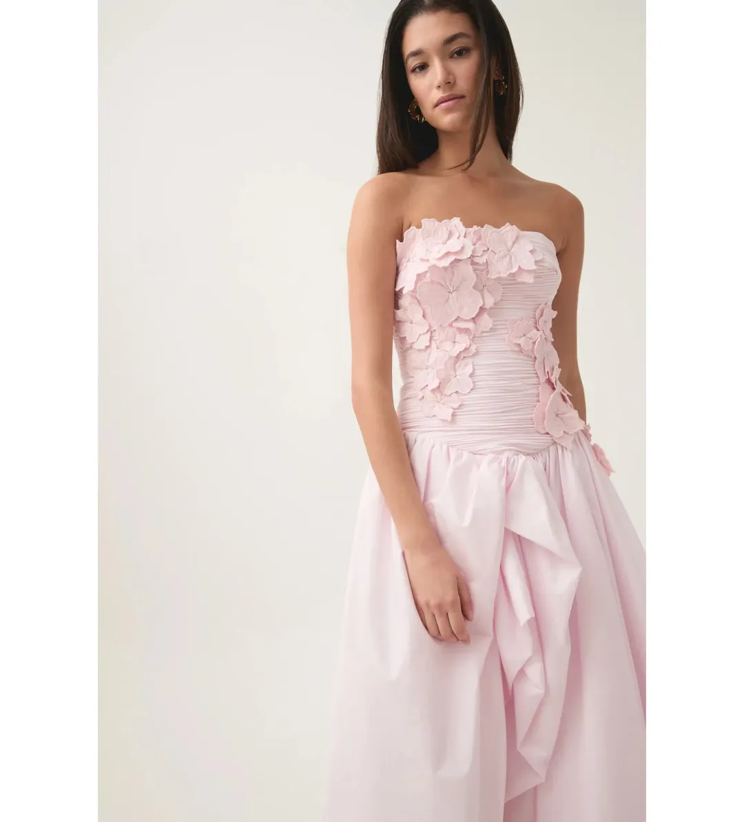 Aje Splendour Flower Gown Pastel Pink Size AU 10 for rent on The Volte - main image