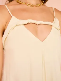 Camilla And Marc Zora Maxi Dress In Cream Size 6 for rent on The Volte - image 3