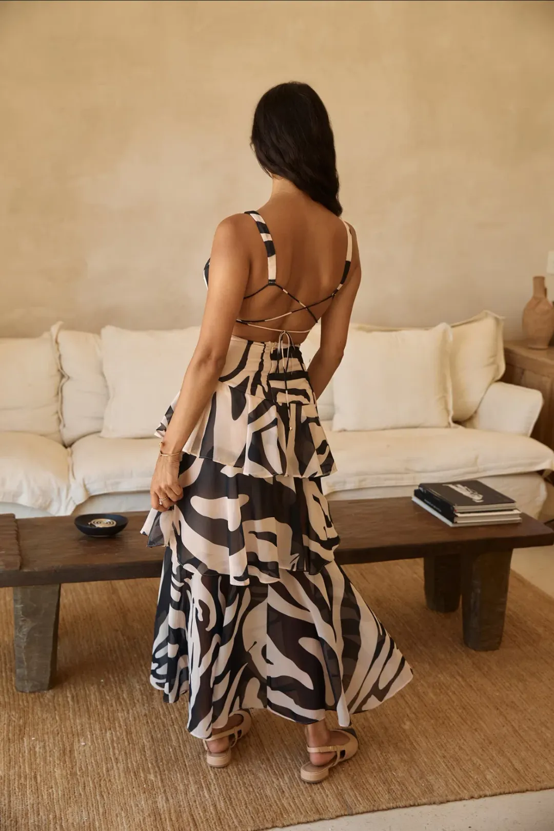 Fortune One Siren Calling Maxi Dress Black Size 8 for rent on The Volte - main image