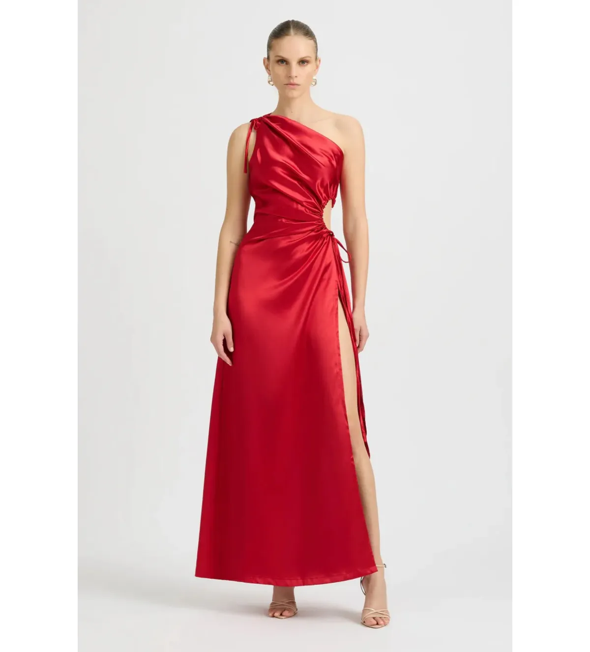 Sonya Moda Nour Maxi Dress Scarlet Red Size AU 8 for rent on The Volte - main image