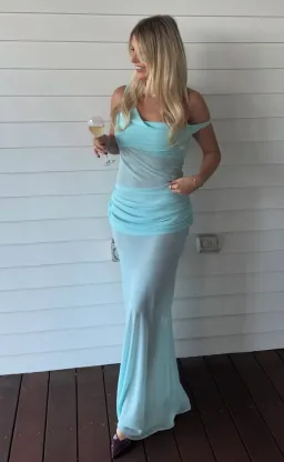 Natalie Rolt Cadence Gown in Blue  Size 1/ AU 8 for rent on The Volte - image 3