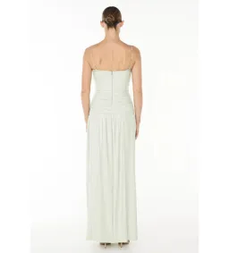 Manning Cartell Royal Debut Maxi Dress Sage Size AU 6 for rent on The Volte - image 4