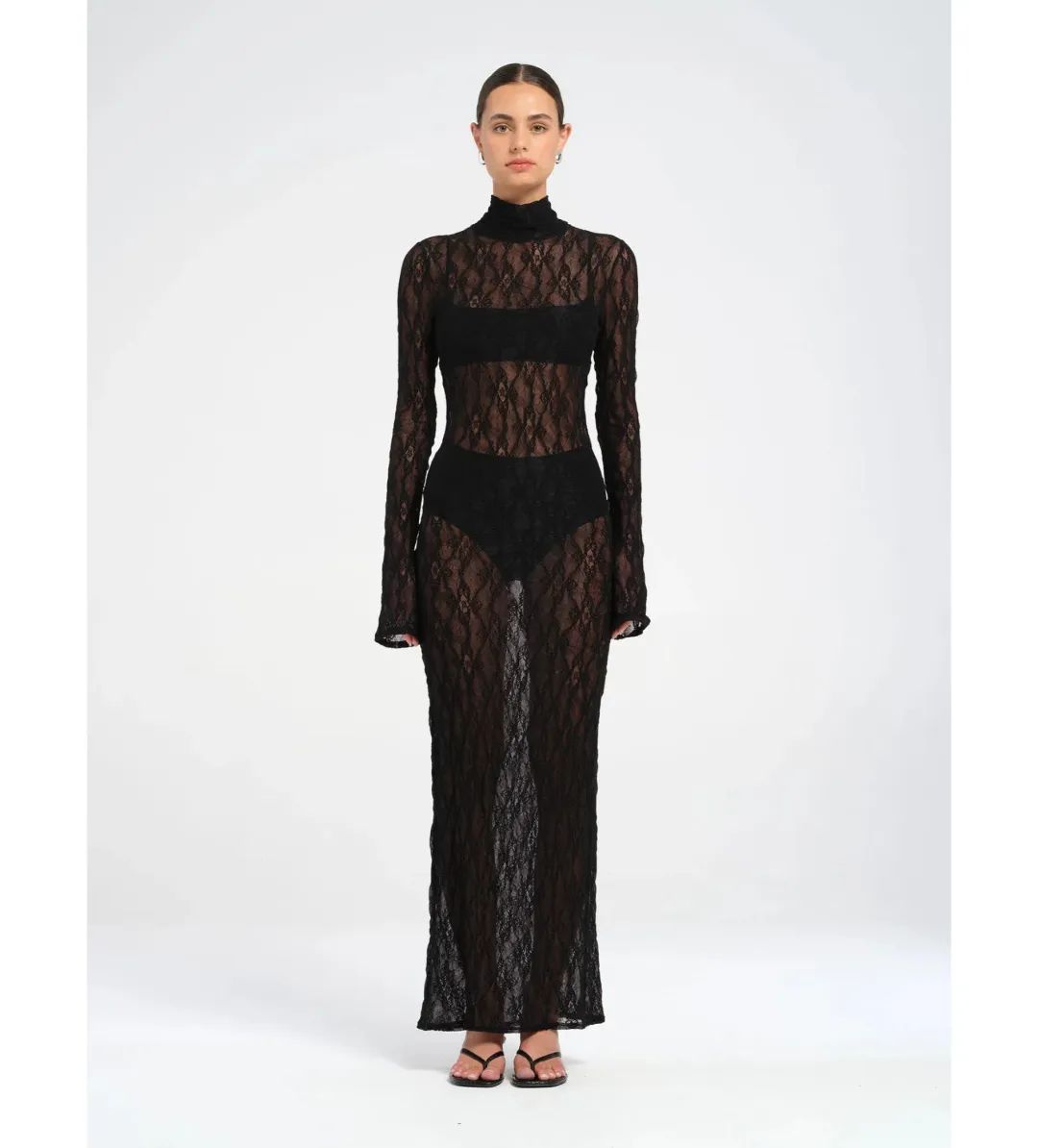 Benni Dante Maxi Dress in Black Size XS / AU 6 for rent on The Volte - main image