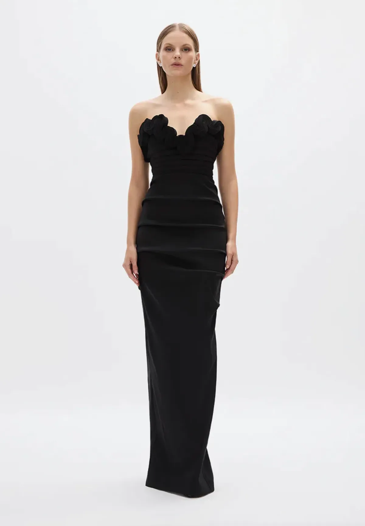 Rachel Gilbert Ren Gown Dress Black Size 1 / AU 8 for rent on The Volte - main image