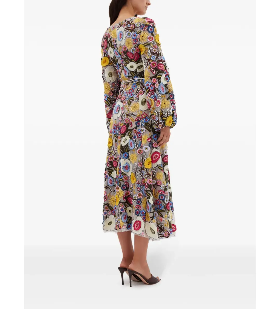 Rachel Gilbert Lyra Midi Dress Multi Size AU 16 for rent on The Volte - main image