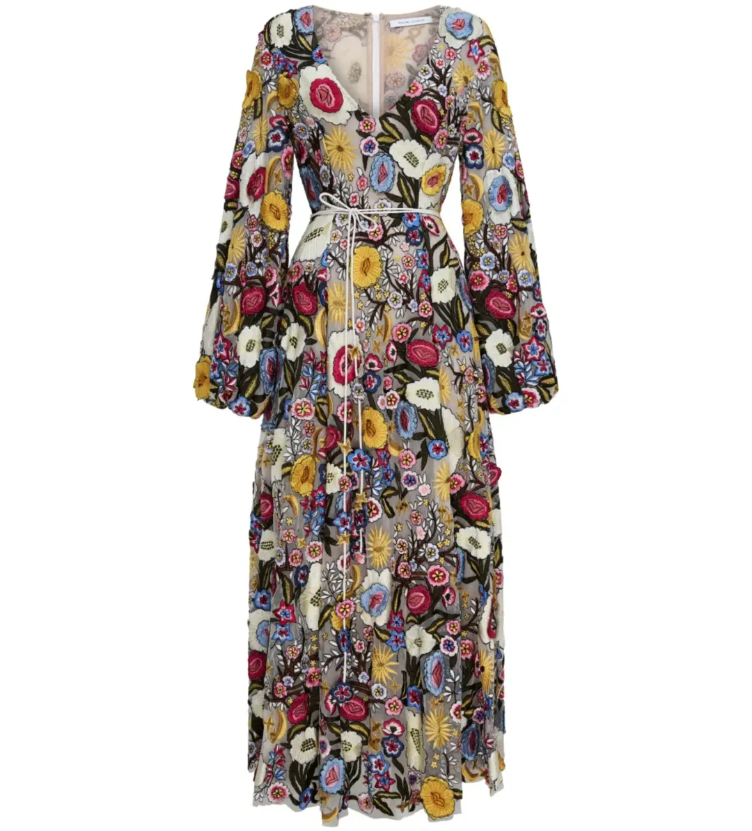 Rachel Gilbert Lyra Midi Dress Multi Size AU 16 for rent on The Volte - main image