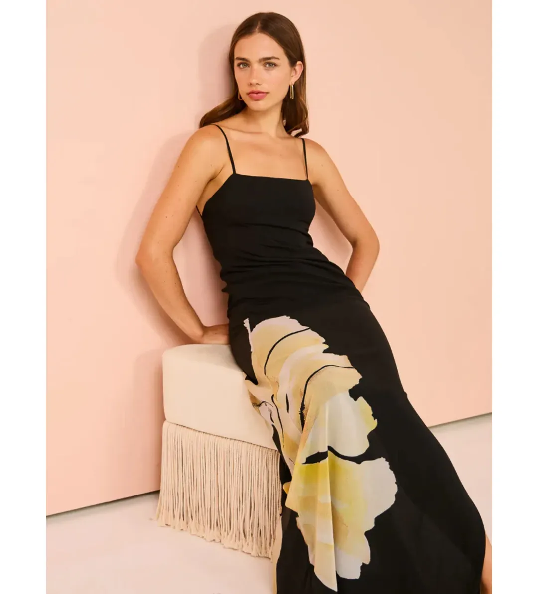 Camilla and Marc Leda Dress in Leda Print Size AU 8 for rent on The Volte - main image