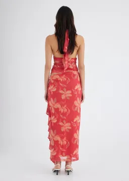 Benni Penelope Maxi Dress in Hibiscus Size AU 8 for rent on The Volte - image 4