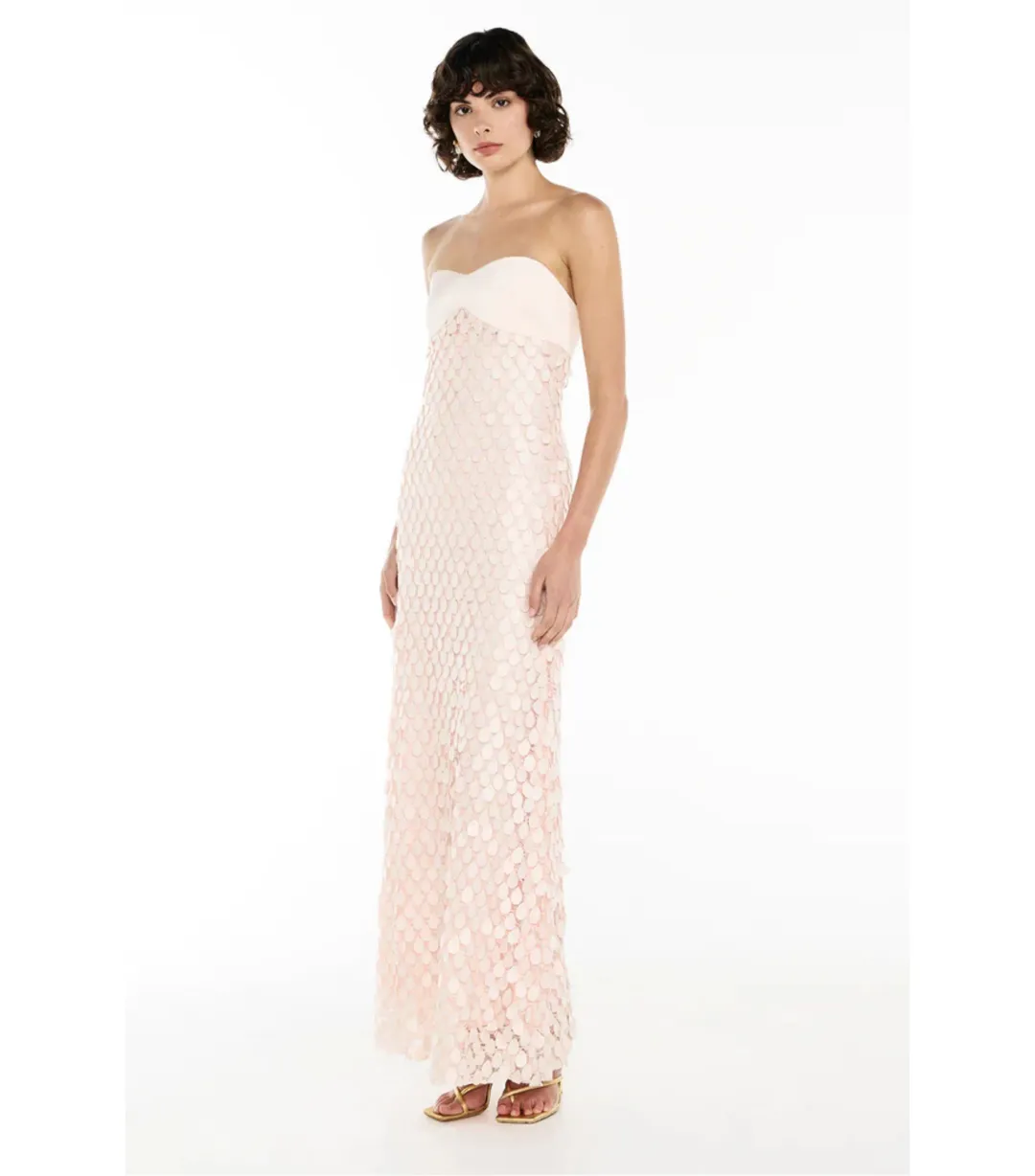 Manning Cartell Supreme Extreme Maxi Gown Rosewater Pink Size AU 10  for rent on The Volte - main image