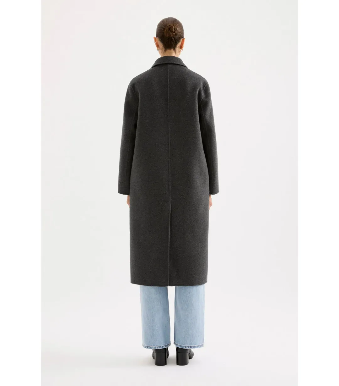 Nude Lucy Riley Wool Coat Charcoal Size XS / AU 6 for rent on The Volte - main image