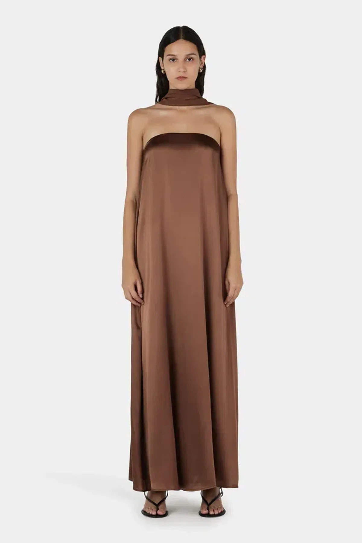 Hansen & Gretal Ischia Dress Biscuit Size S/AU 8 for rent on The Volte - main image