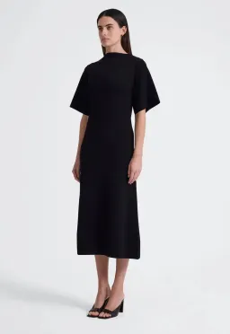 Jac + Jack Write Midi Dress Black Size AU 6 for rent on The Volte - image 3