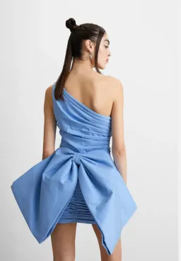 Rachel Gilbert Marco Mini Dress Blue Size 1 Small/AU 8 for rent on The Volte - image 3