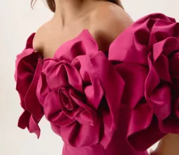 Aje Etta Gown Magenta Size AU 8 for rent on The Volte - image 4