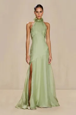 Sonya Moda Noelle Maxi Gown Green Size 8 for rent on The Volte - image 1