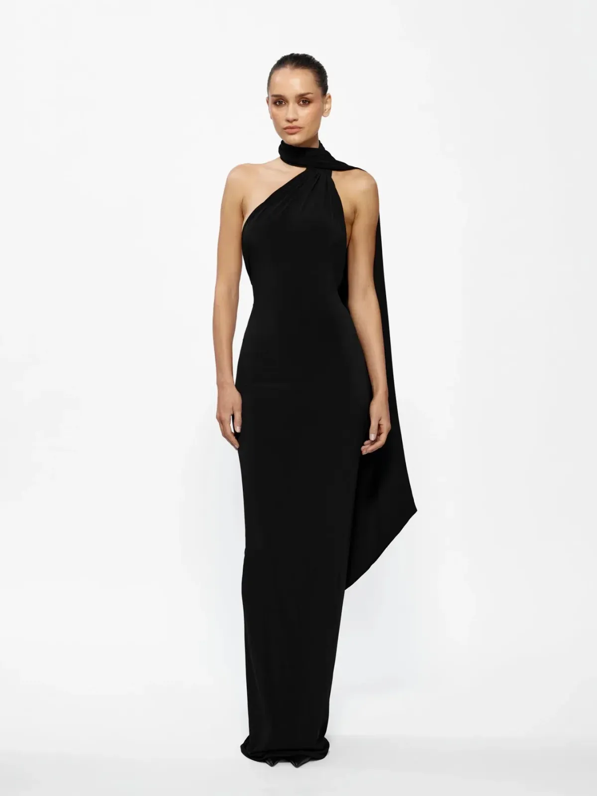 Effie Kats Haven Maxi Dress Black Size AU 8 for rent on The Volte - main image