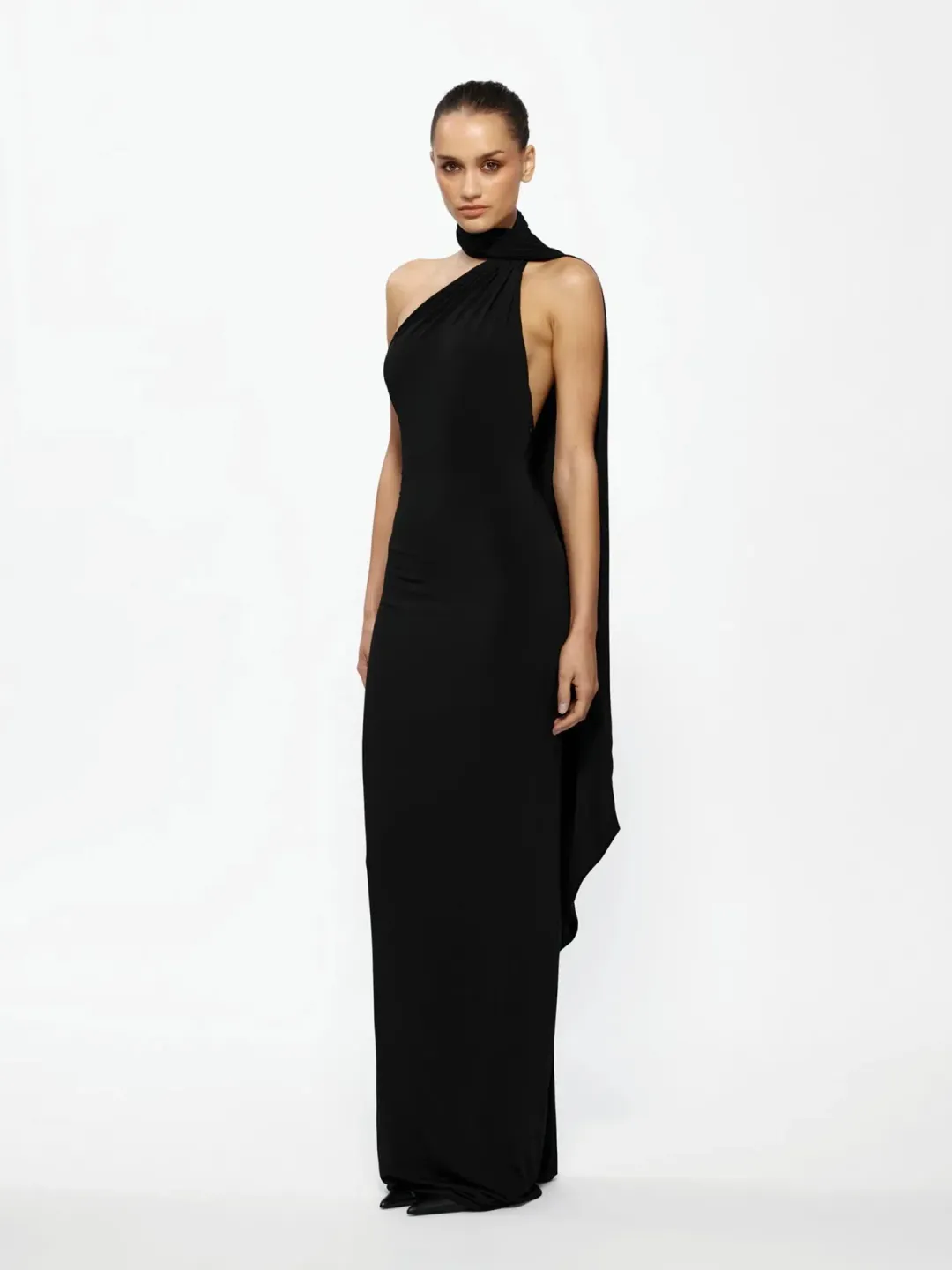 Effie Kats Haven Maxi Dress Black Size AU 8 for rent on The Volte - main image