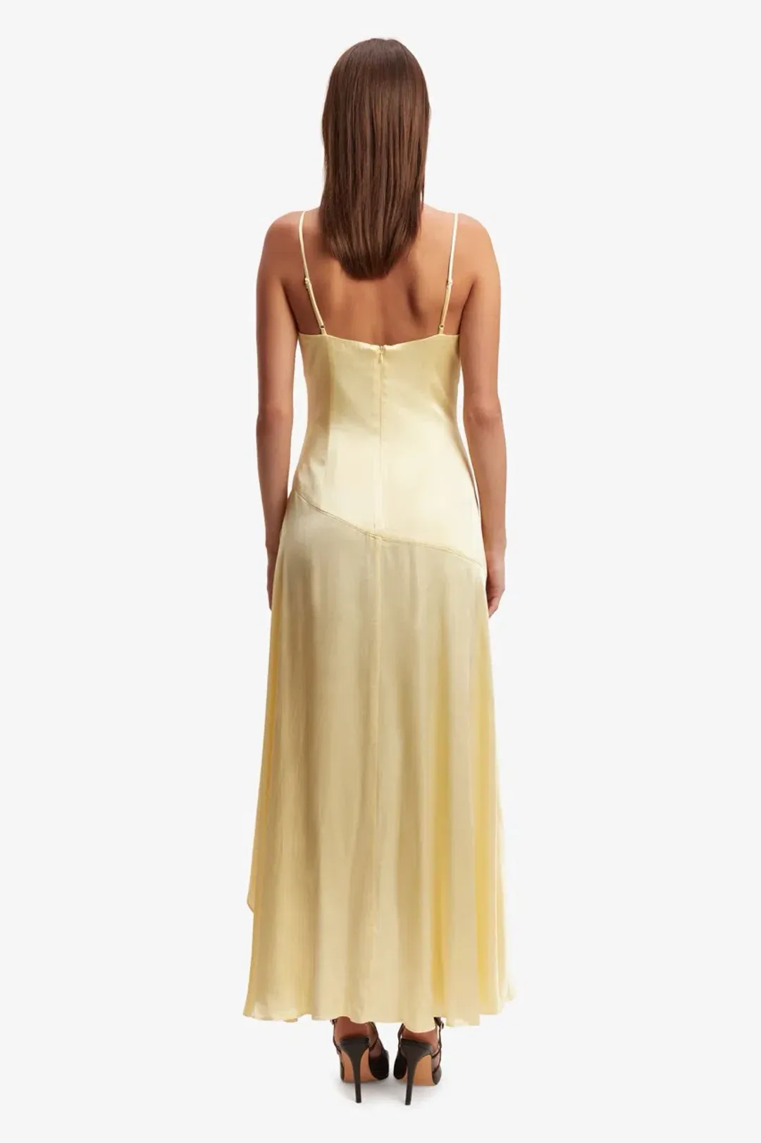 Bardot Sorella Midi Dress In Canary Yellow Size 6  for rent on The Volte - main image