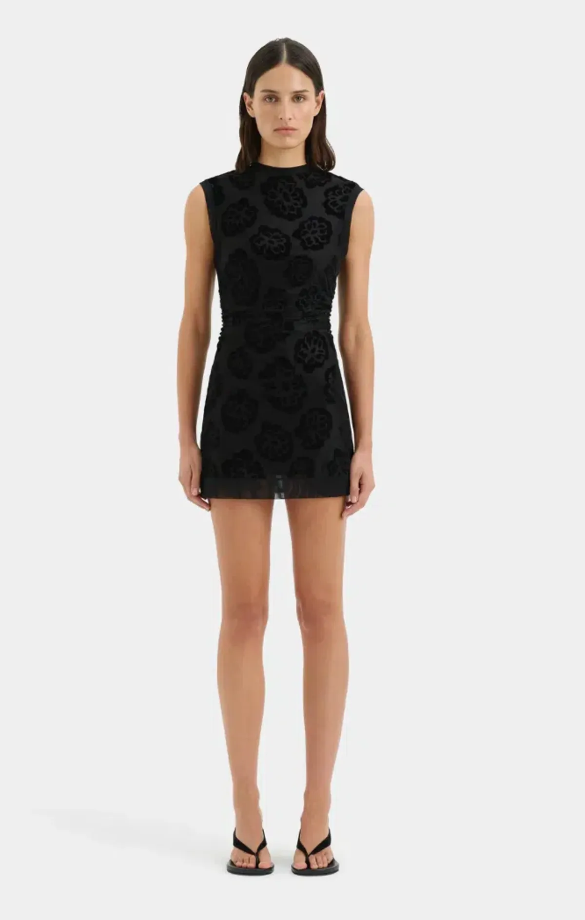 SIR Vittoria Mini Dress Black Size AU 10  for rent on The Volte - main image