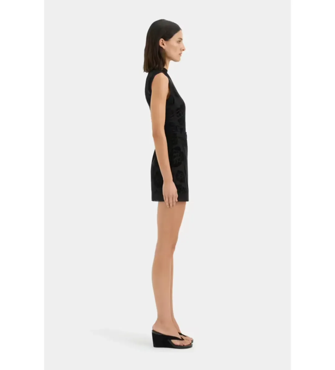 SIR Vittoria Mini Dress Black Size AU 10  for rent on The Volte - main image