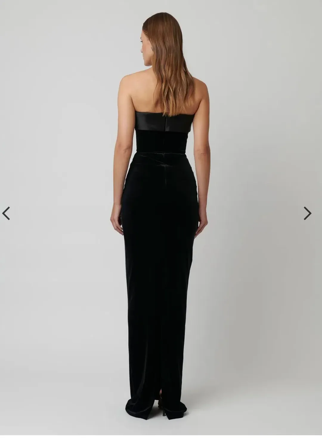 Effie Kats Monroe Gown Black Size 10 for rent on The Volte - main image