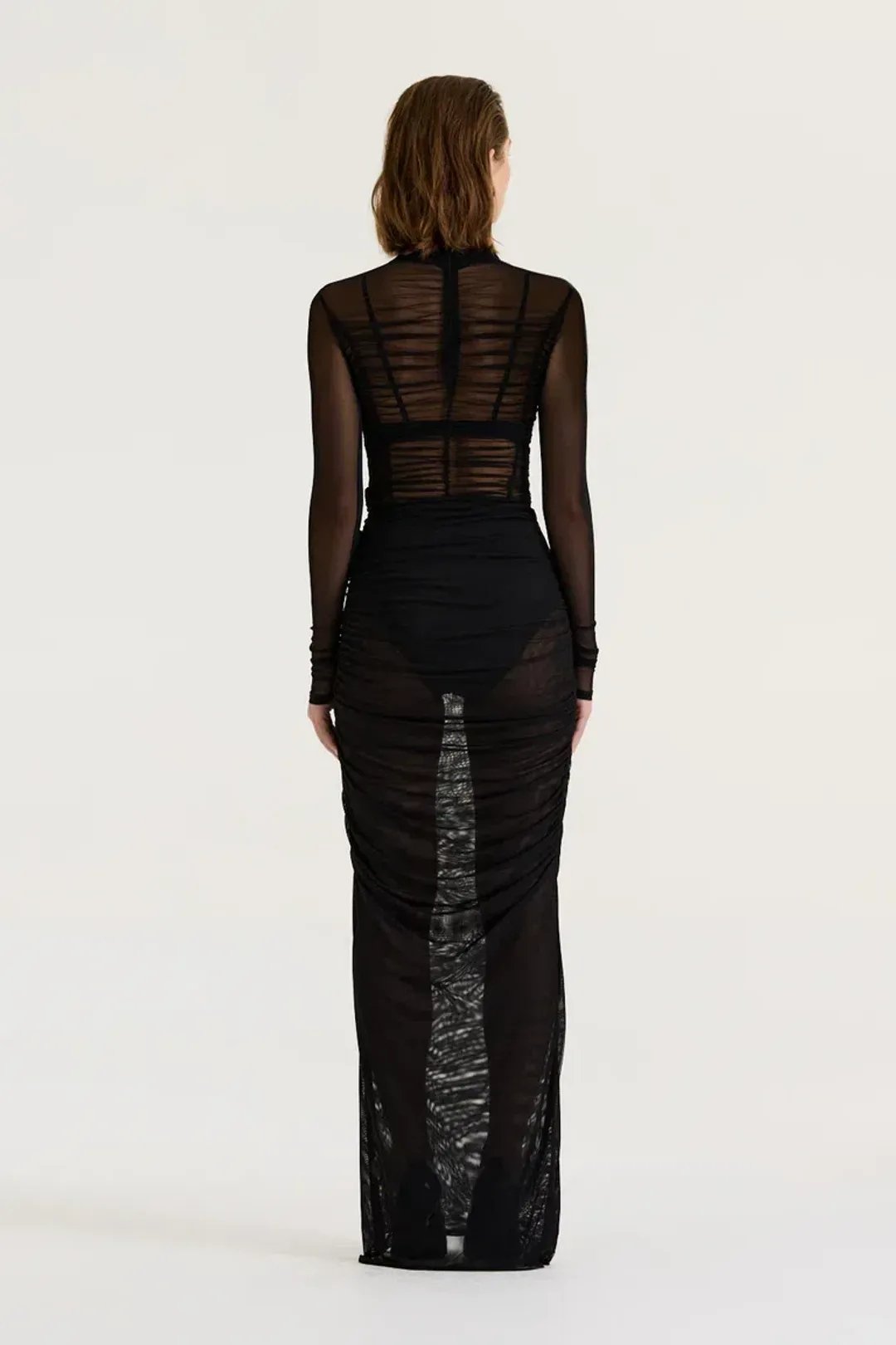 Henne Natasha skirt & Blair Bodysuit in Black Size 8 for rent on The Volte - main image