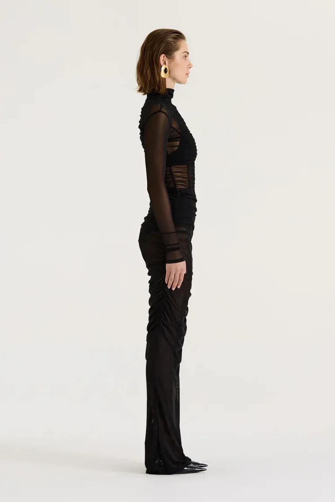 Henne Natasha skirt & Blair Bodysuit in Black Size 8 for rent on The Volte - main image