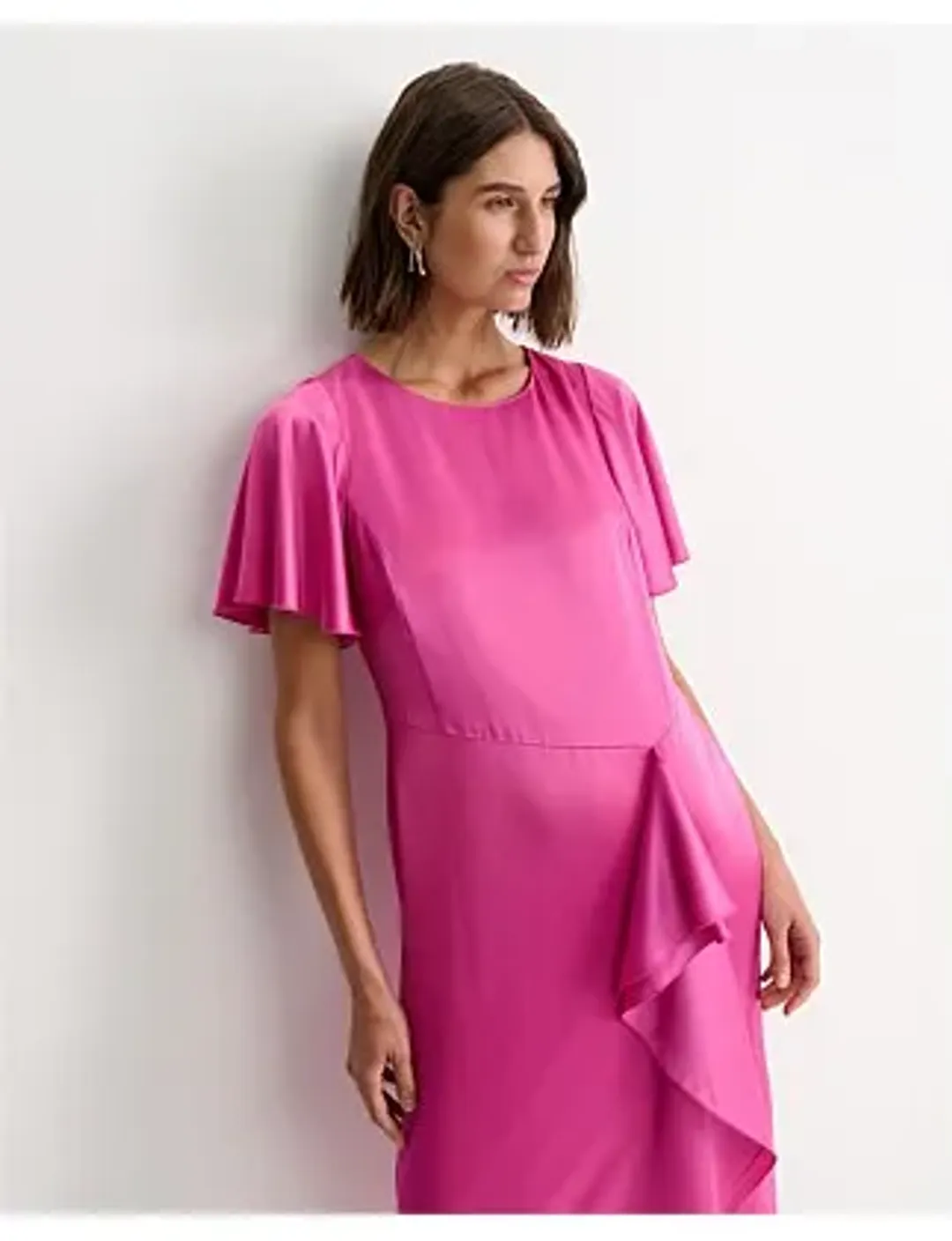 SPORTSCRAFT HARLOW RUFFLE MIDI DRESS SIZE 12/M for rent on The Volte - main image