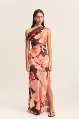 Shona Joy Emerson Gathered Maxi Dress Palermo Floral Size 8 for rent on The Volte - image 1