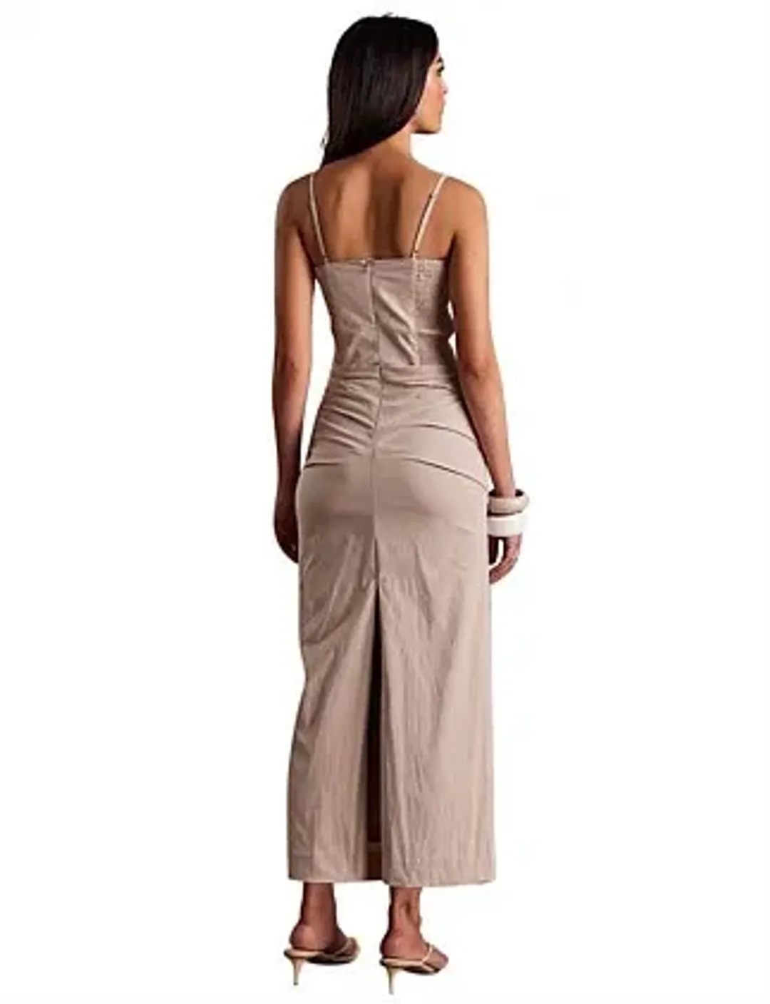 Sovere Studio Beguile Dress Milk Tea Size 14 for rent on The Volte - main image