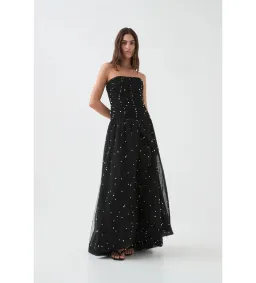 Aje Juniper Gown Black Size 12 for rent on The Volte - image 2