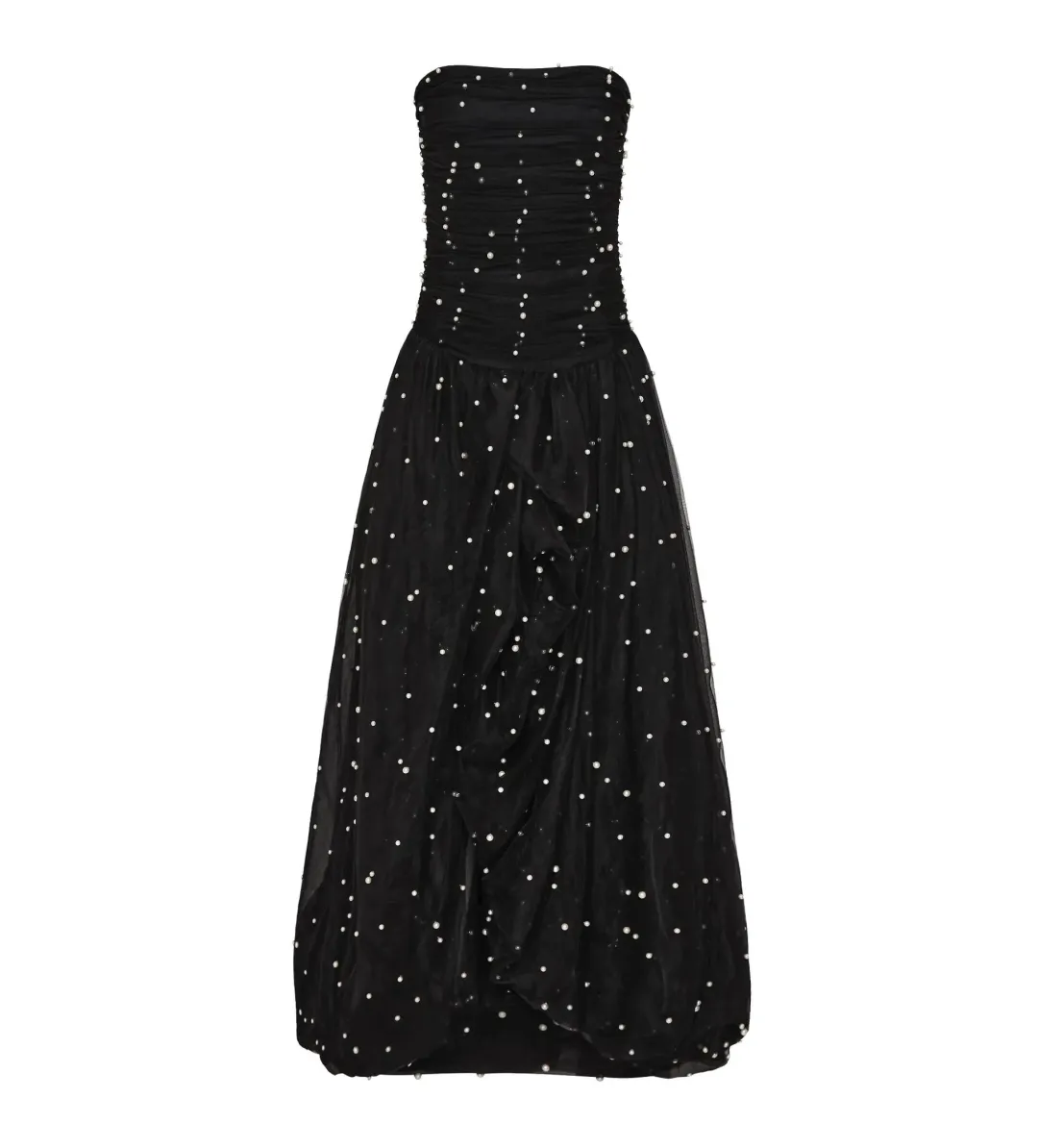 Aje Juniper Gown Black Size AU 12 for rent on The Volte - main image