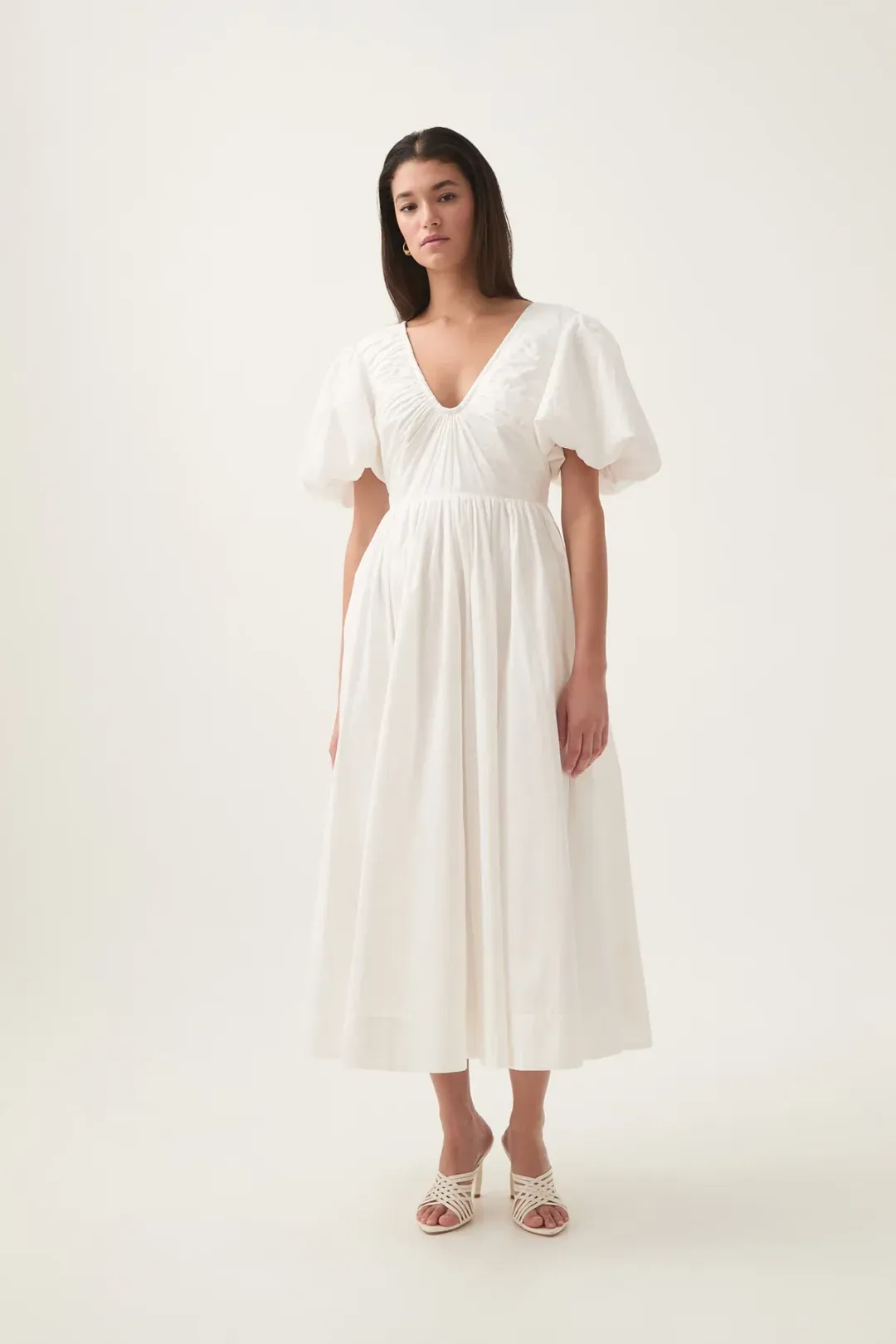 Aje Esmerie Midi Dress Size 8 for rent on The Volte - main image