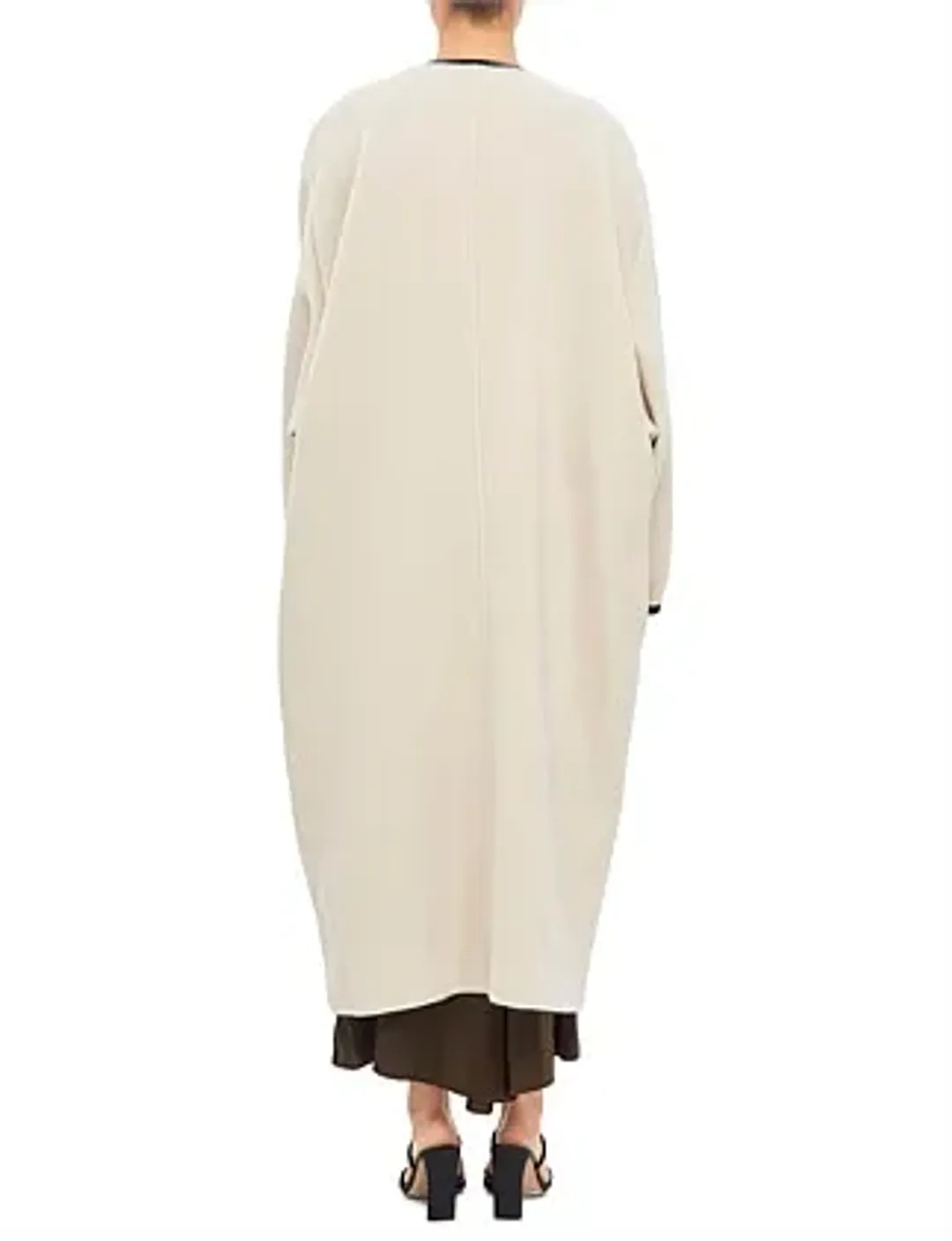 Isabel Marant Elza Coat Ecru Size 10/M for rent on The Volte - main image